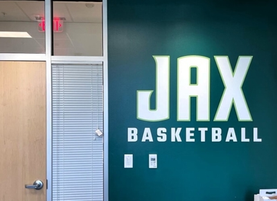 JU Basketball Facility wall wrap Photo